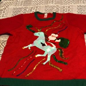 Holiday time Size 2X Ugly Christmas sweater